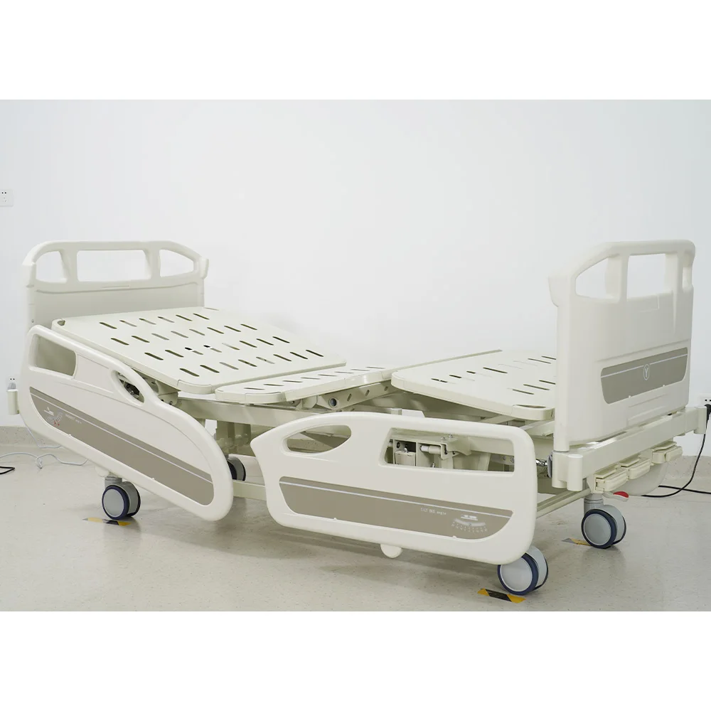 High cost performance 3 crank hospital bed / Manual Three function medical bed / With mattress