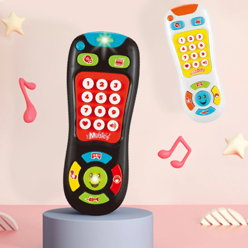 Детские Электрический выключатель света звукового пульта дистанционного управления игрушки Обучающие Детские музыкальный телефон