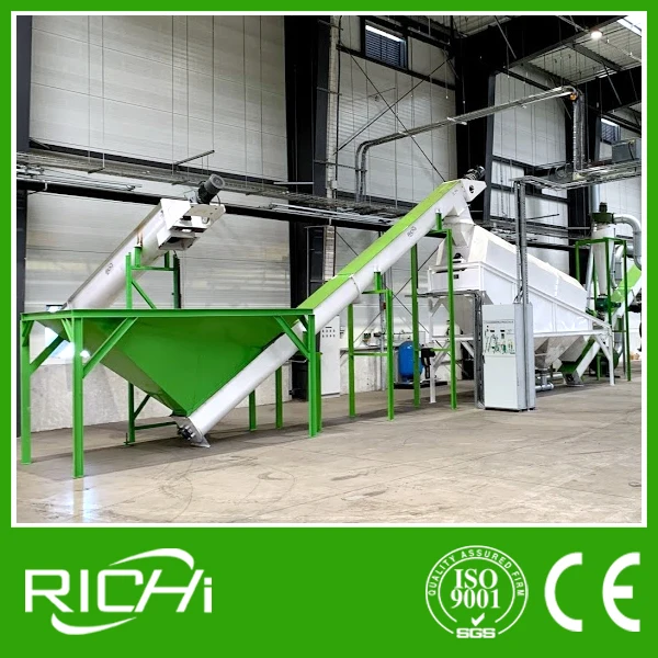 Ce Approved 1-5T/H Wood Pellet Production Line / Wood Pellet Machine For Pellet Making With Low Price