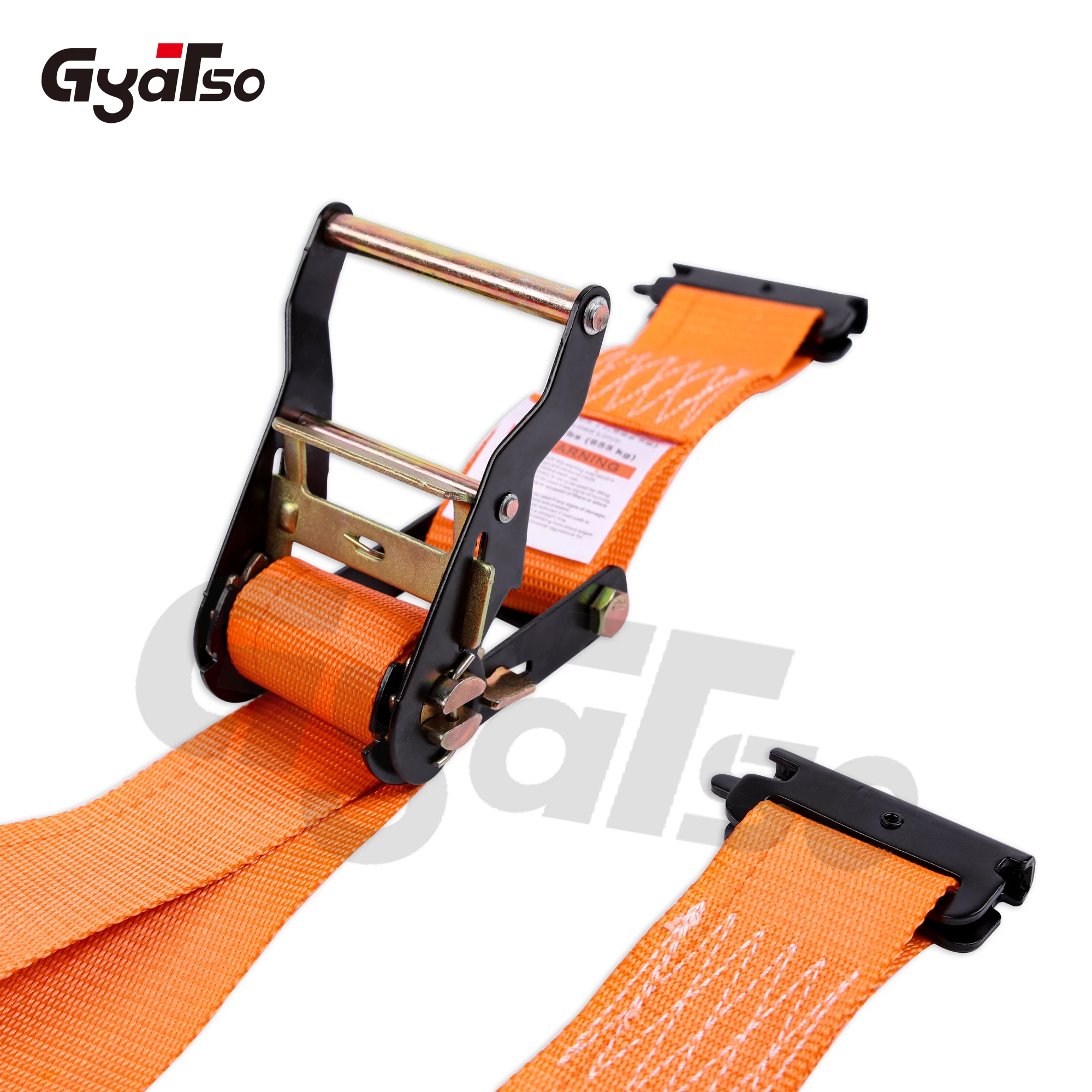 Logistics 2inch ratchet strap with e fittings tie down cargo strap e track