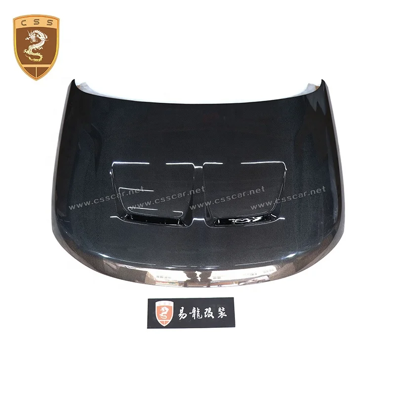 Капот автомобильного двигателя SVR Style из углеродного волокна для
