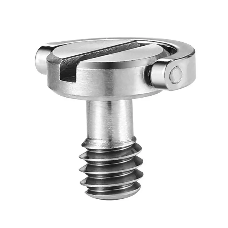 Gimbal Base D ShaftStainless Steel  D-Ring 1/4 Quick Release QR Plate Tripod SLR Camera Screw for Camera Tripod Monopod QR Plate