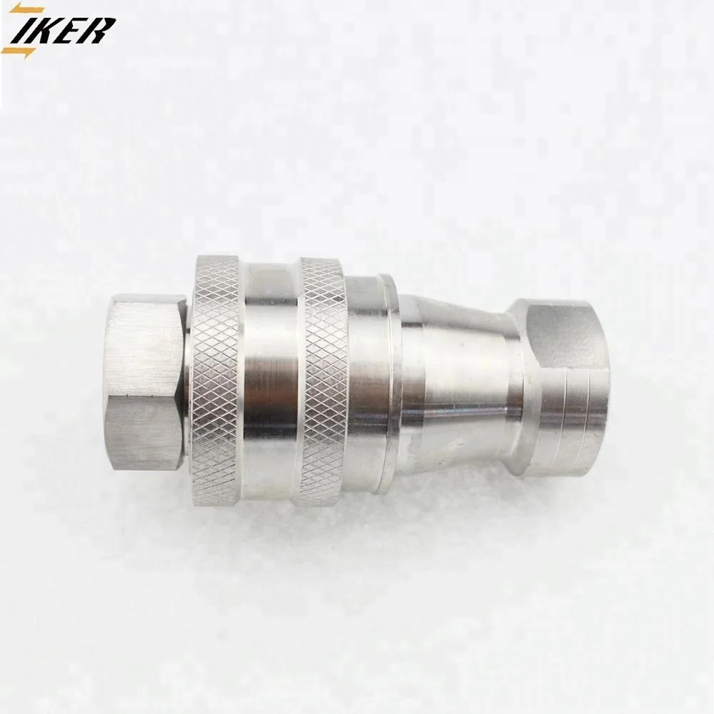 High Pressure KZF Close Type Gas-liquid Stainless Steel Hydraulic Quick Release Coupling