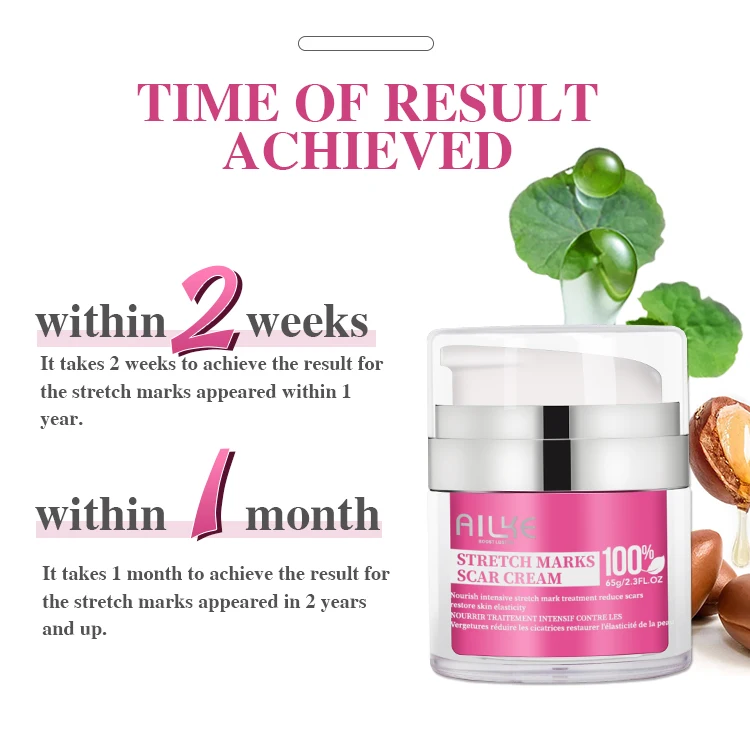 AILKE 100% Organic Best Repairing Anti Stretch Marks Cream Remove Stretch Marks Oil Cream for Old Stretch Marks