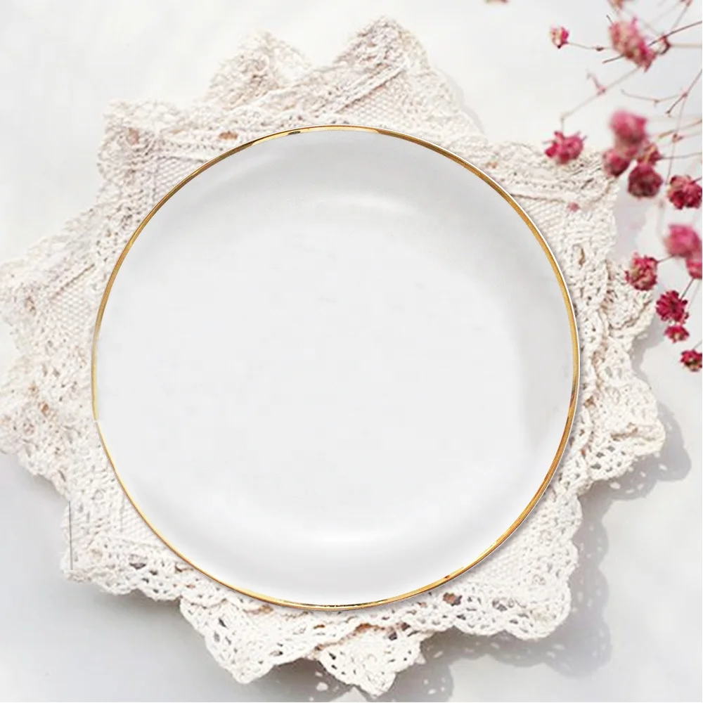 High Quality fine bone china tableware used restaurant dinnerware for wedding tableware