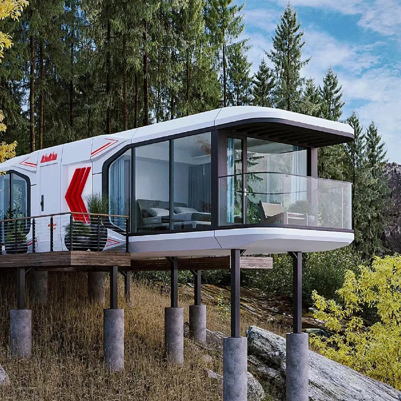 China manufactured luxury portable prefabricated mobile homes prefab modular house for sale