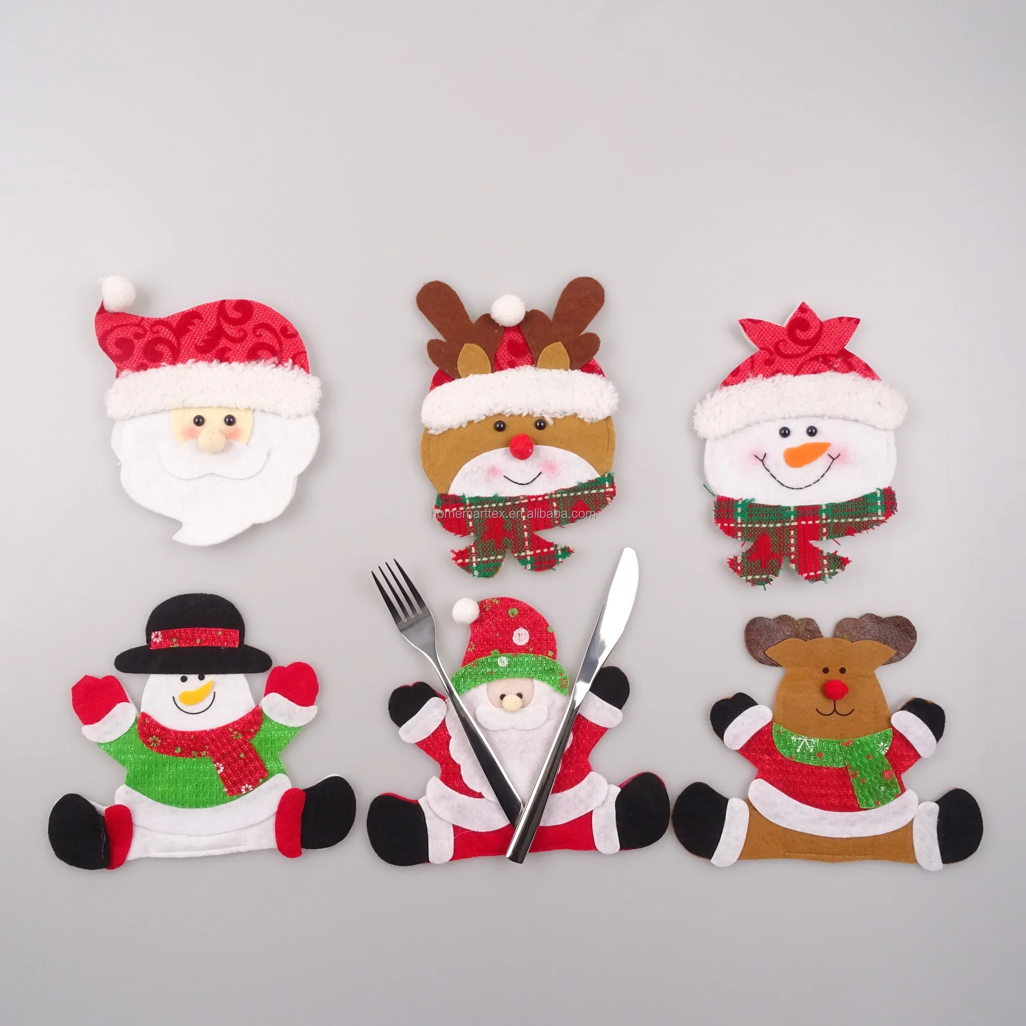 Festival Decoration Cutes animal Felt basket gift weave basket waffle plain weaving towel Christmas gift