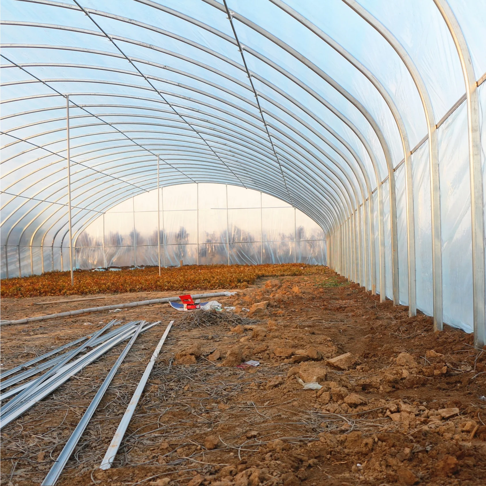 
Extremely rugged windproof and snow proof greenhouse for agricultural cultivation 