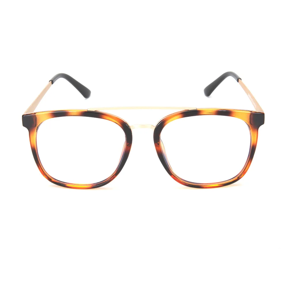 
Wholesale High Quality Sample Tr90 Woman Leopard Optical Computer Blue Light Glasses 