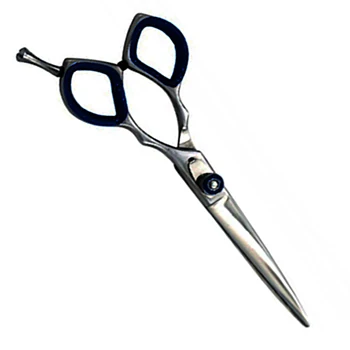 ASAP Ultra-light Curved Pet Grooming Scissors Symmetric Handle Convex Blade Fixed Finger Rest Dog Hair Scissors 6.25 Inch