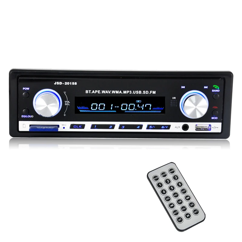 Автомобильный радиоприемник стерео плеер цифровой автомобильный mp3-плеер FM-радио аудио музыка USB/SD с входом AUX В приборную