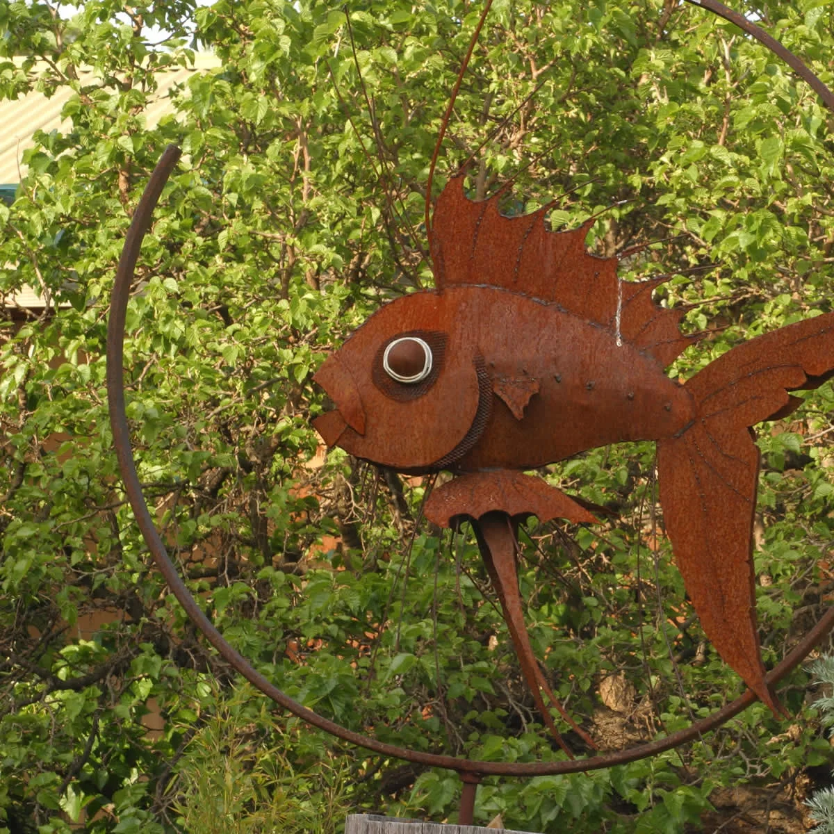 Keenhai Garden Heat-resistant Natural Rusty Design Modern Corten Steel Sculpture
