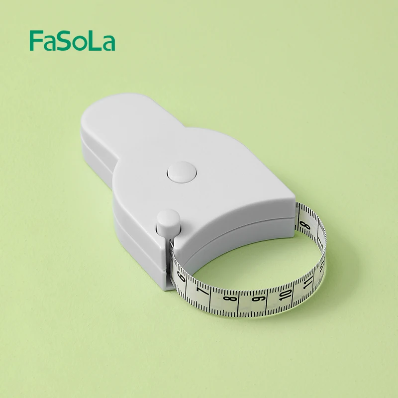 FaSoLa Automatic Retractable Body Measure Tape 60inch (150cm) Body Measurements Soft Measurement Tape with Lock Pin for Sewing