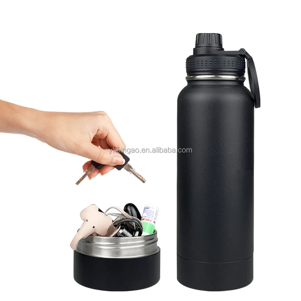 3 In 1 24oz 32oz Portable Water Bottle Pet Feeder Travel Bowl Stainless Steel Custom Insulated Dog Water Bottle
