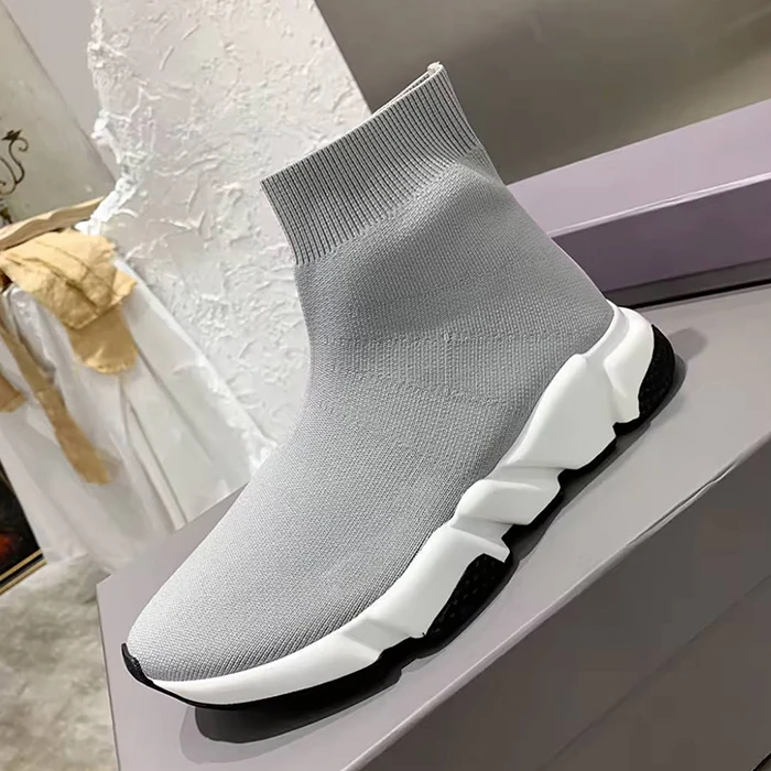 2023 Fashion High End Handmade Luxury Custom Design Knitted Cotton Socks Shoes Sneakers