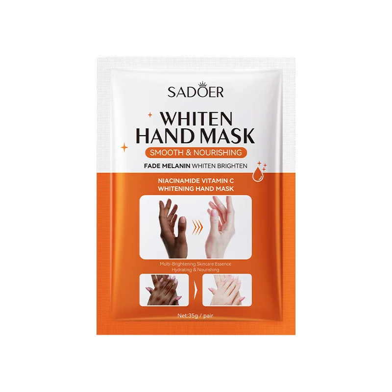 Best Selling Vitamin C Hand Skin Care Whitening Moisturizing Hand Mask Moisture Soft Hyaluronic Acid Hand Mask