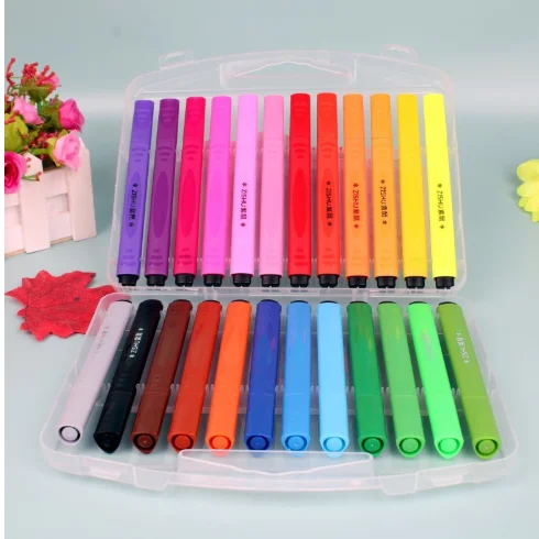 Треугольный стержень большой емкости акварельные Ручки Детский Сад Художественная живопись цветные ручки набор студентов может использовать акварельные ручки