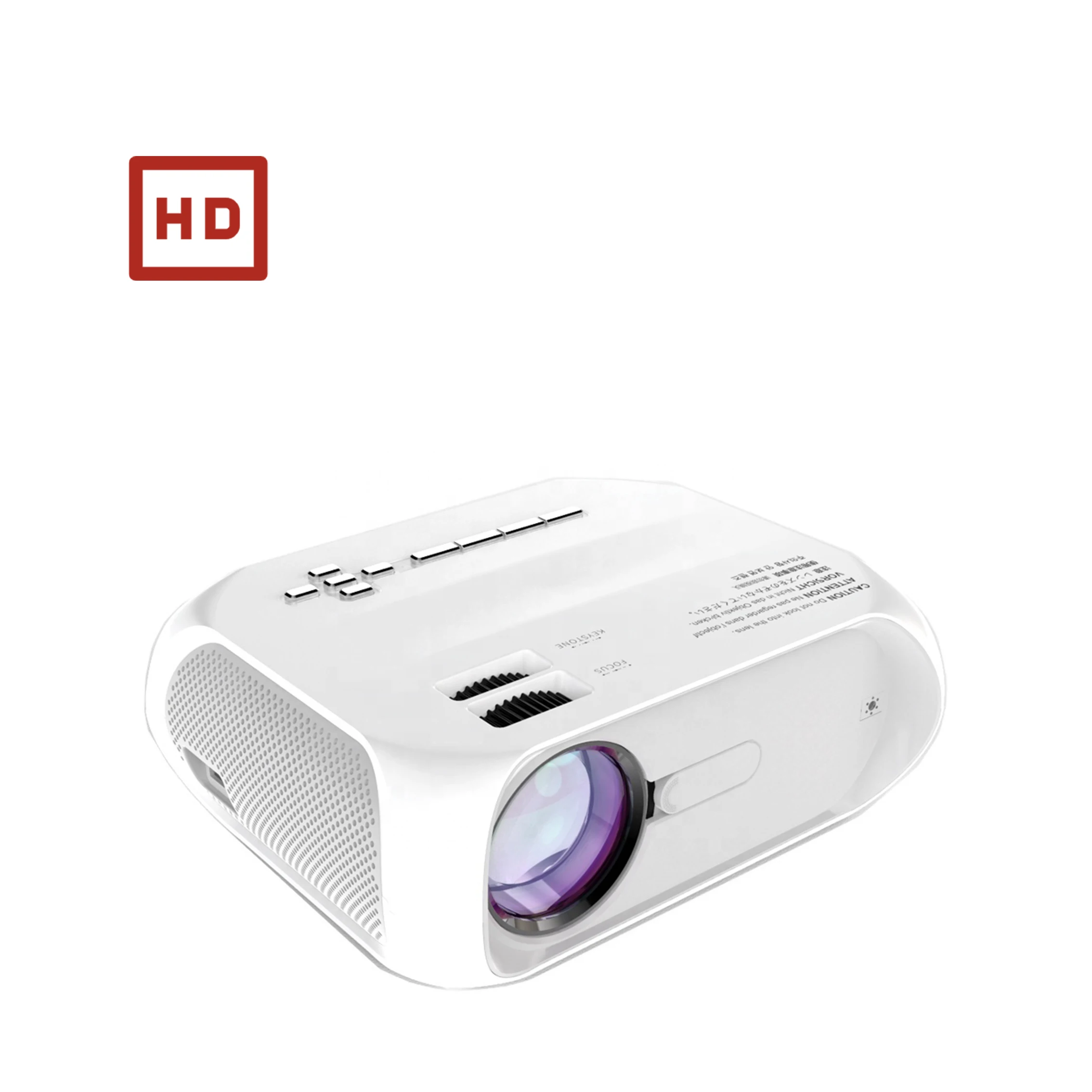 [Amazon топ продаж Мини HD 720P проектор] Заводская дешевая цена высокая яркость ЖК портативный домашний видеопроектор
