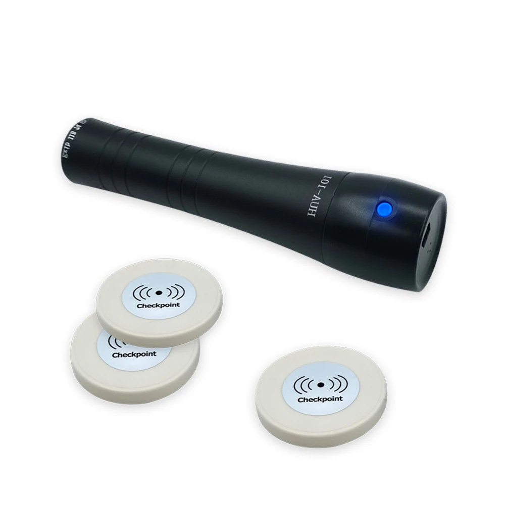 Anti-Explosion Gas stations RFID Guard Patrol Tour Checkpoint System 125kHz Guard Tour Wand Reader