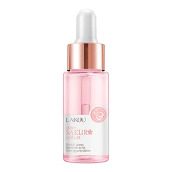 private label Japan sakura serum organic under eye skin tightening facial serums 17ml mini luxury whitening serum