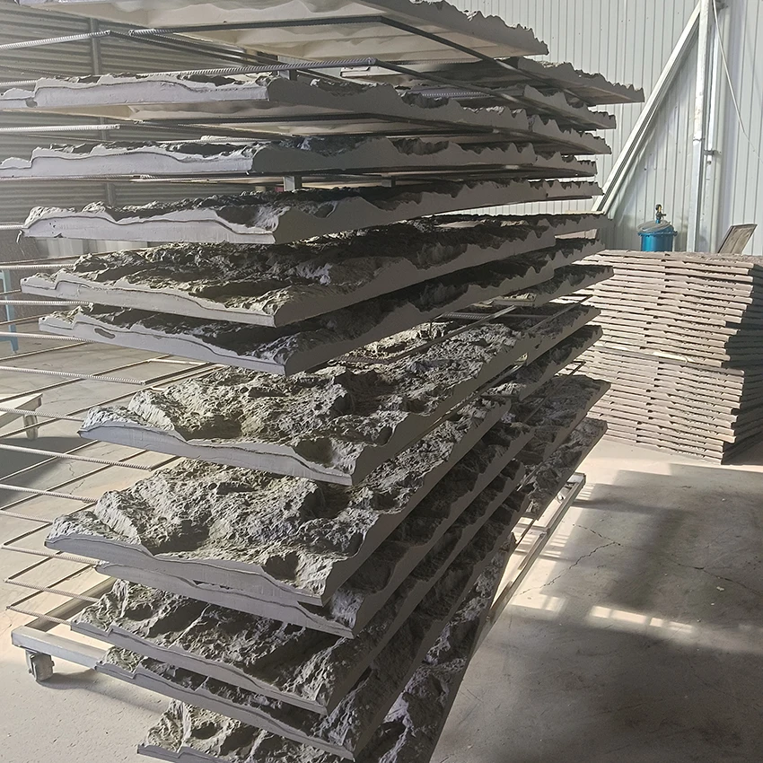 CHINA YANSEN PU Stone Wall Panel: Mushroom Stone Design for Exquisite Interior and Exterior Spaces