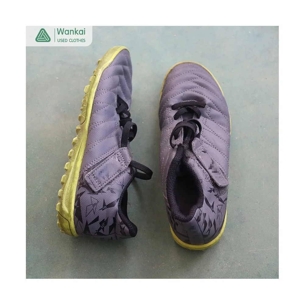 CwanCkai High Quality Low Price Cleats Second Hand Football Shoes Original Children Used Branded Mixed Soccer Boots Bales
