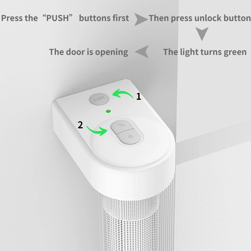 Mesh Retractable Baby Gate Fence Child Safety Indoor Outdoor Extra Wide Gate For Kids Pets Dog Door For Stairs Doorways