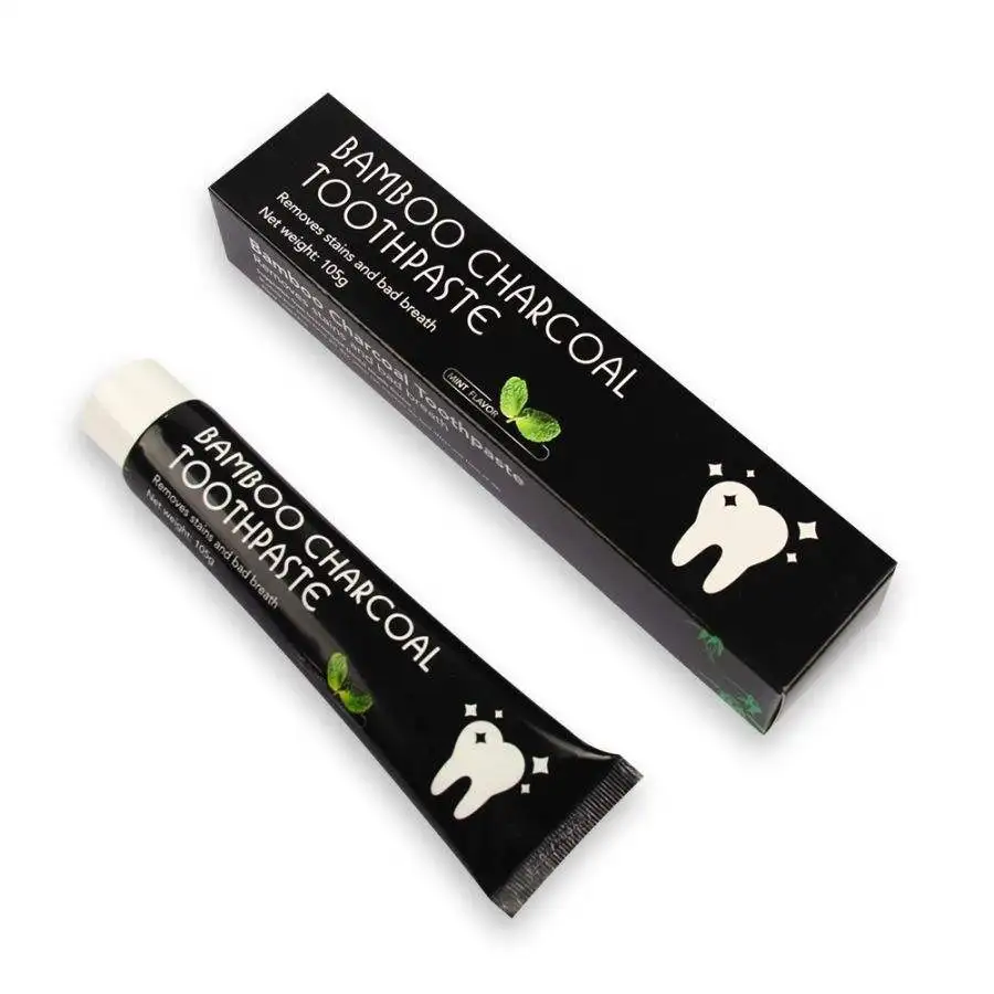 Activated Bamboo Charcoal Whitening Toothpaste with Natural Mint Freshness and Detoxifying Properties