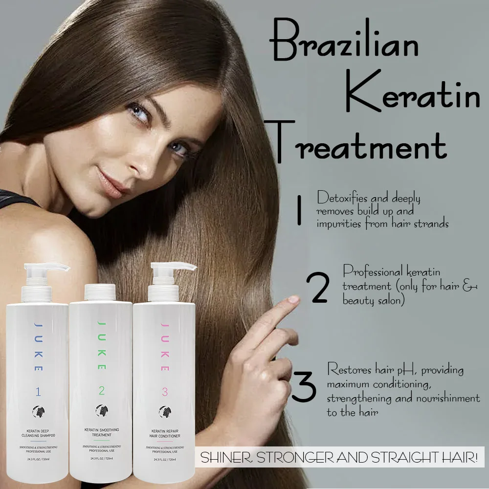 Keratin Treatment OEM Brand Manufacturer Brazilian Protein Smoothing Straightening Professional Keratin Hair Treatment