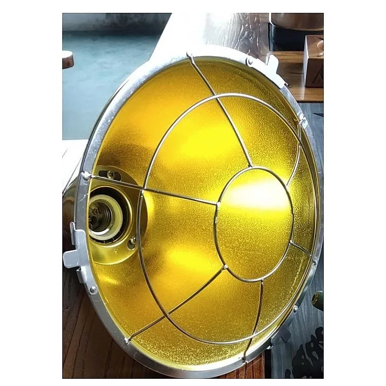 100W 150W 175W 250W Infrared Heat Bulb Use Golden Lampshade Brooder Lamp With Wire Plug Piglet Heating