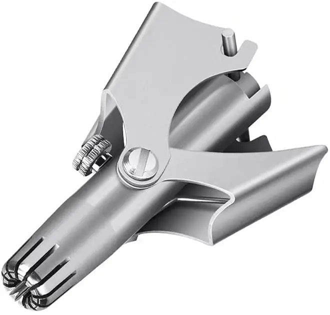 Portable Manual Nose Trimmer Men Stainless Steel No Battery Ear Hair Trimmer