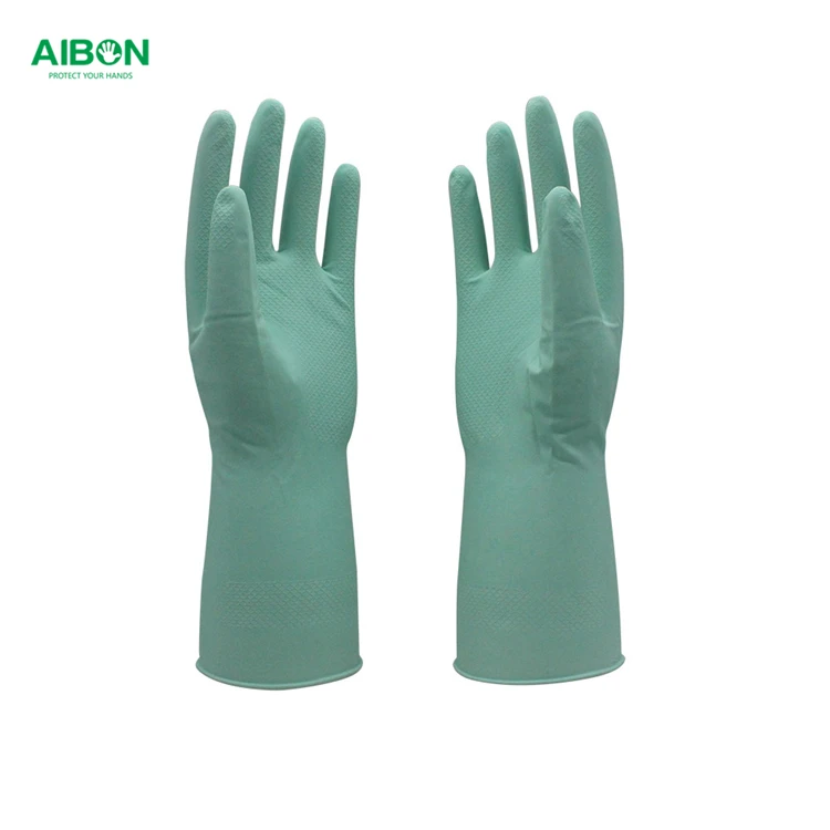 Low-priced scented exclusive women fragrance High quality long wholesale reusable household latex rubber kitchen gloves