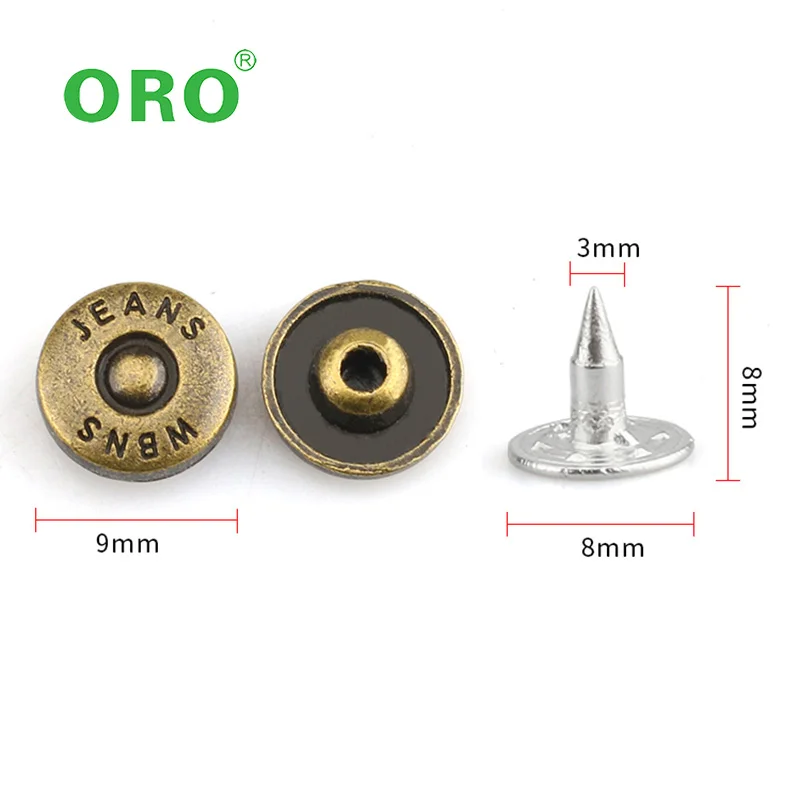 Factory Garment Accessories Custom Logo Decorative Metal Star Shape Rivet Single Head Rivets For Garment Rivet