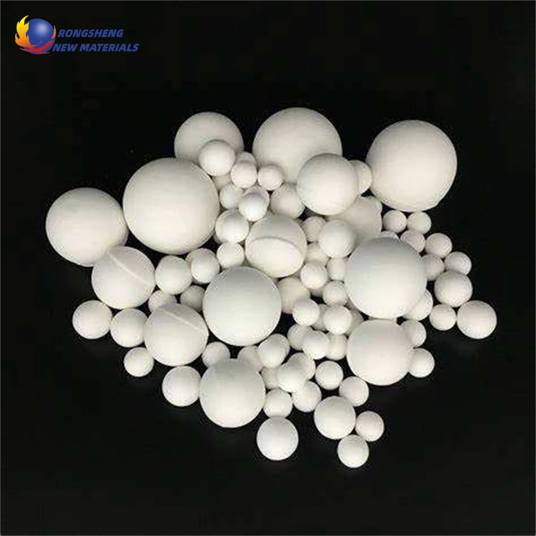 Various Sizes Low Creep Refractory Ball Mullite Refractory Ball Corundum Refractory Ball