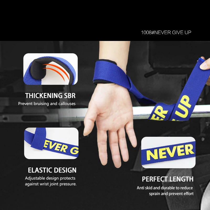 KS-1008#New arrival gym weightlifting Wrist Straps Wrist Wraps belt gym support
