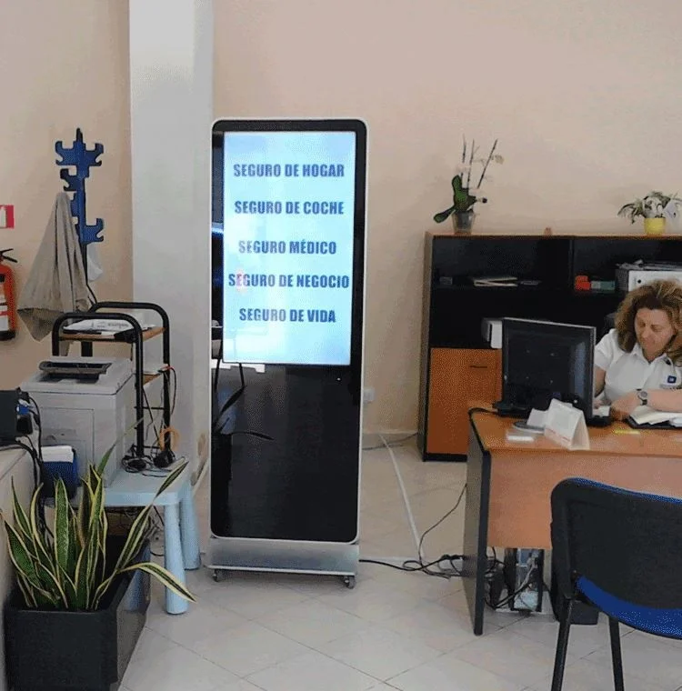 e paper display digital signage for pictures and video display