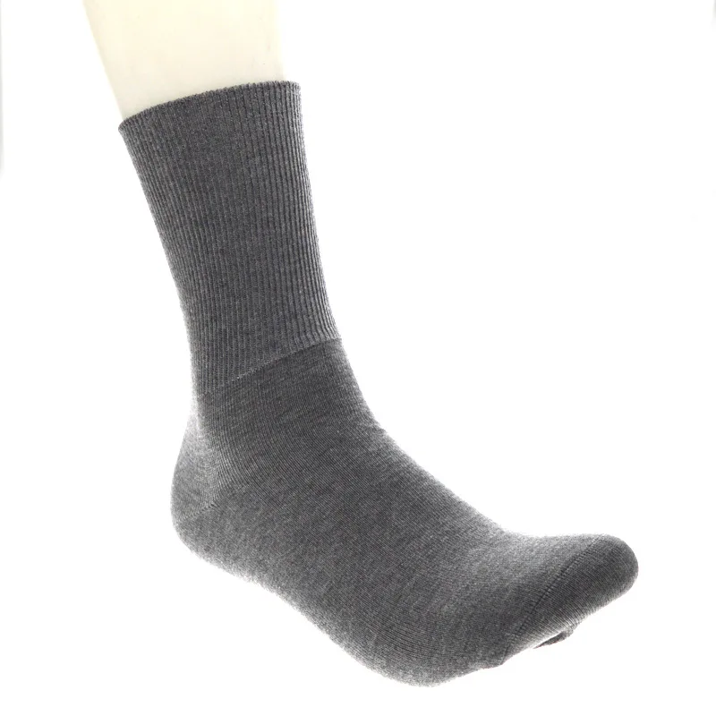 Hot Selling Diabetic Socks Cotton Compression Ankle Brace Silver Fiber Sugar Foot Care Socks No Bone Antibacterial and Odor