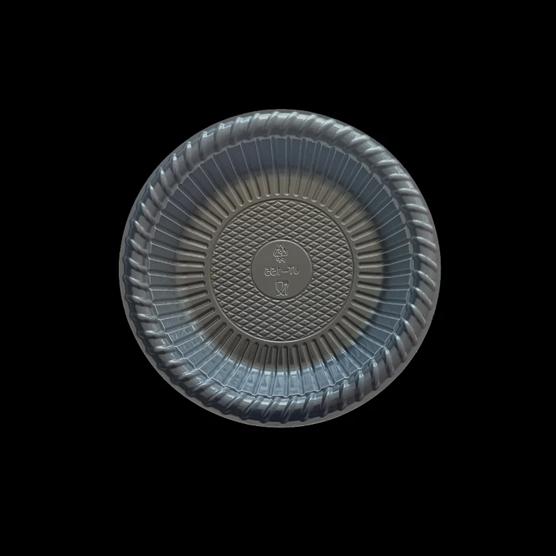 Manufacturer Customize Platos Desechables 6 7 8 9 Round Dinner Pp Plates Disposable Plastic Plates With Compartment