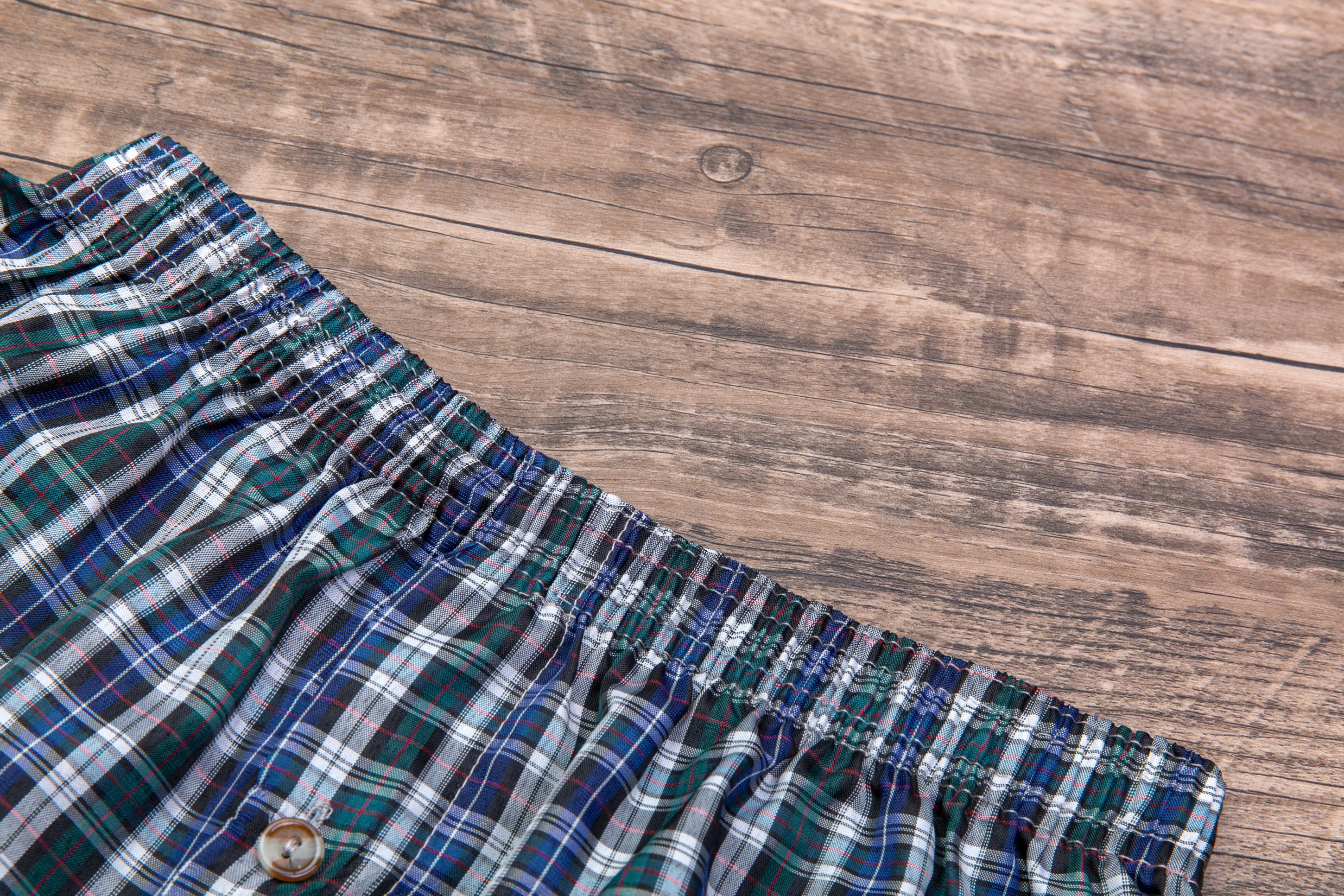 Оптовая продажа Тканые трусы-боксеры для мальчиков