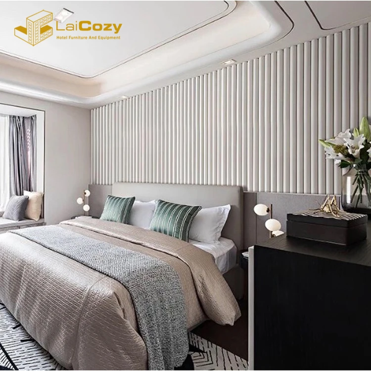 Hotel Supplies Foaming Technology Leather Wall Decorative Panel