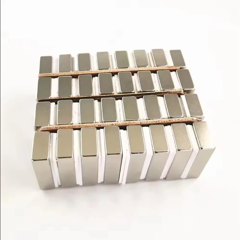 N52 Super Strong Square Magnet Rare Earth Neodymium Magnetic Permanent NdFeB Powerful Block Magnet 20x10x2mm 20x10x3mm 20x10x5mm