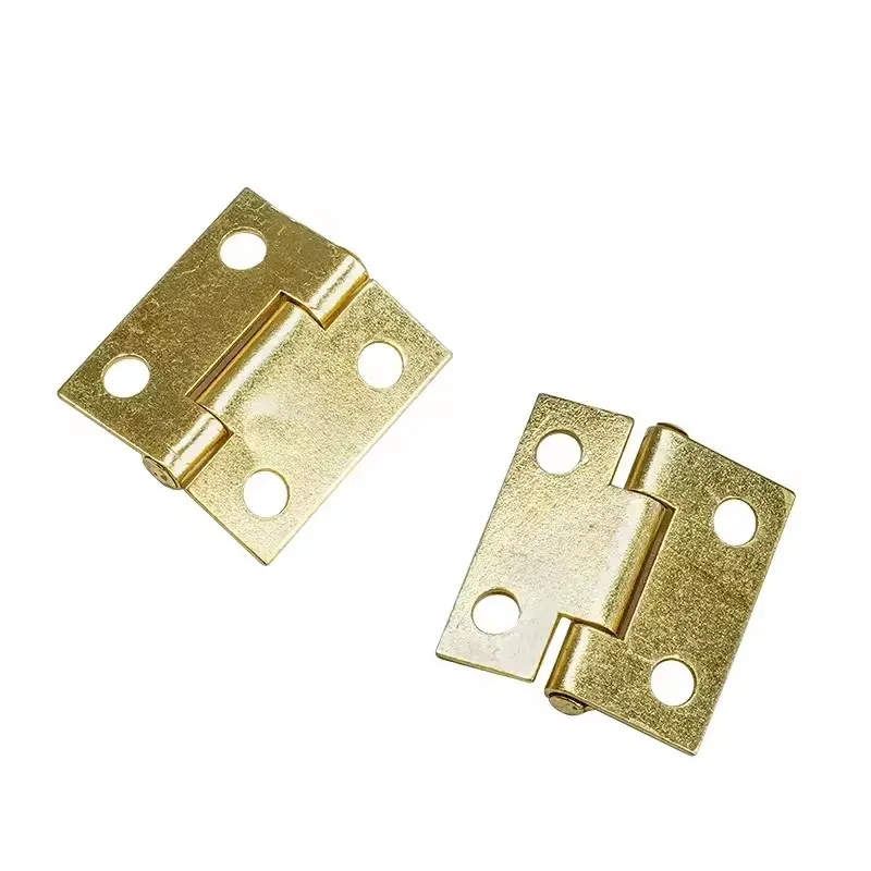 Custom Small Rectangular Black 304 Hinged Lid Cigarette/Gift/Candy/Mint Packaging Furniture Hinges