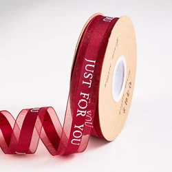 snow gauze ribbon flower packaging cake ribbon bouquet decoration ribbon floral