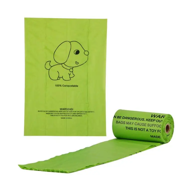  Corestarch пластиковые compostable собака poop сумки мешок с