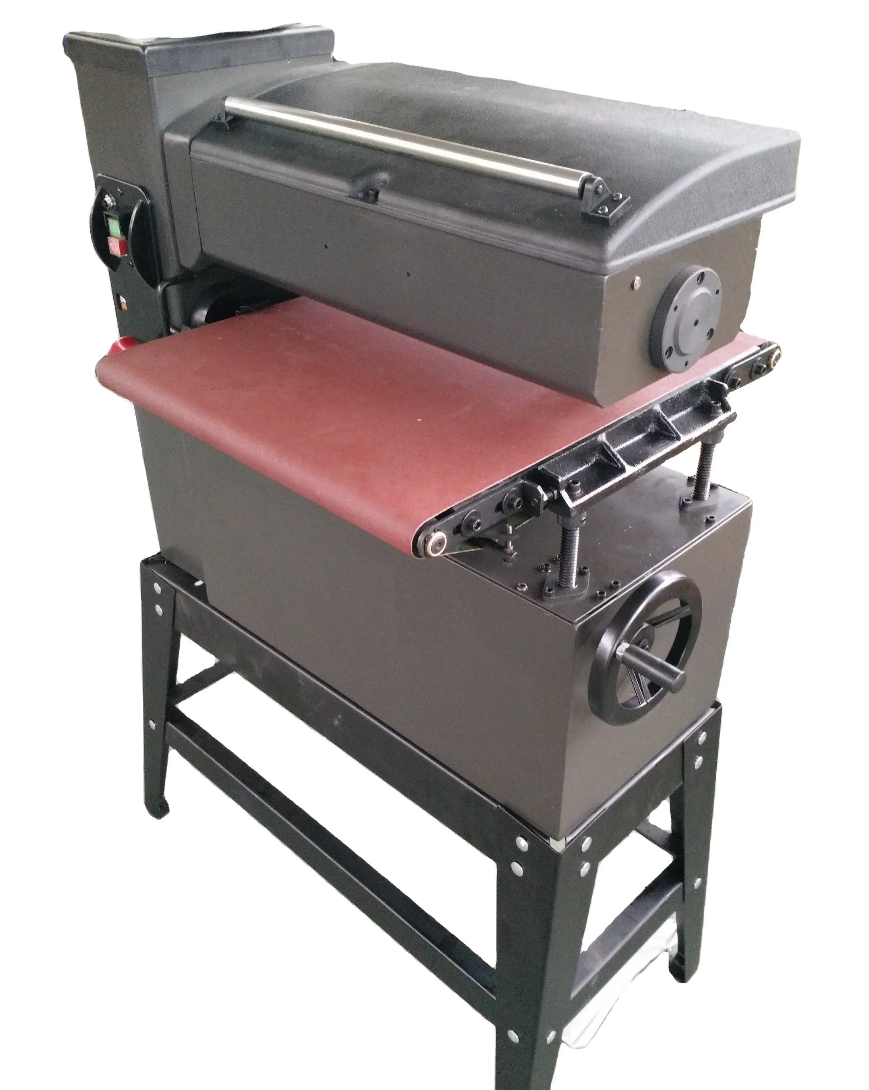 ZS18-A sanding wood rim grinding flat sheet polishing machine drum sander with full stand