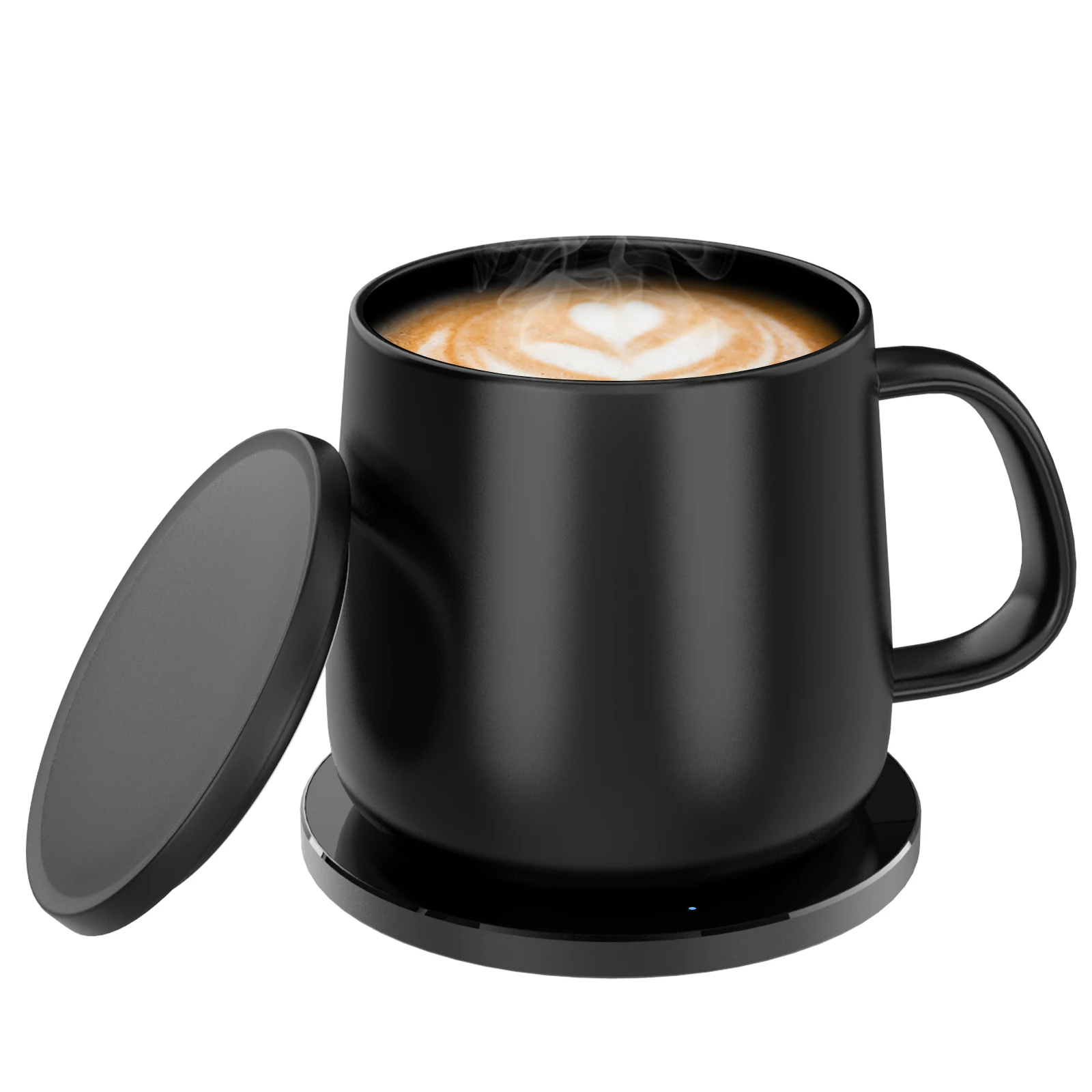Porcelain Ceramic Coffee Mug Tea Cup Warmer Coaster Beverage Power Adapter Fast Charging Wireless Charger Wireless Charging Pad