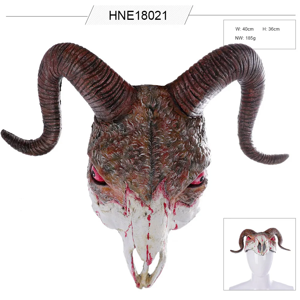 PU Foam Mask Animal Dragon Head Mask Costume Party Cosplay Halloween Horror Animal Mask