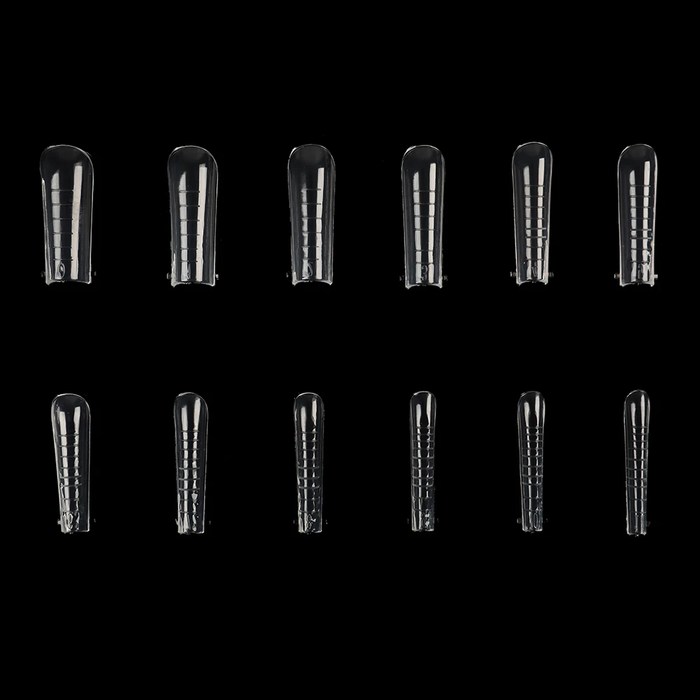 Acrylic Nail Quick Building Mold Designs Tips Nail Dual Forms Finger Ballerina  Nail Tips For Polygel