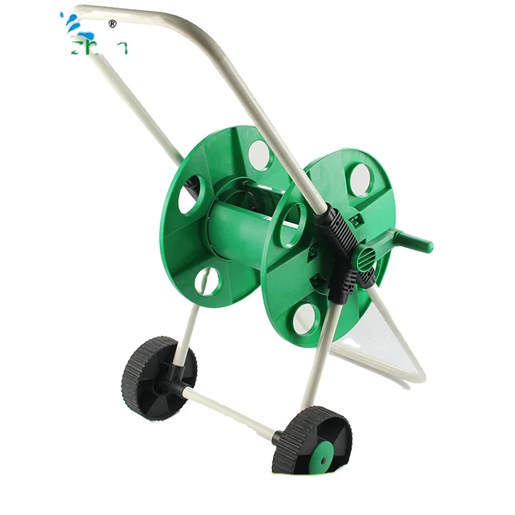 2023 Portable garden tools automatic retractable water hose reel cart for European market