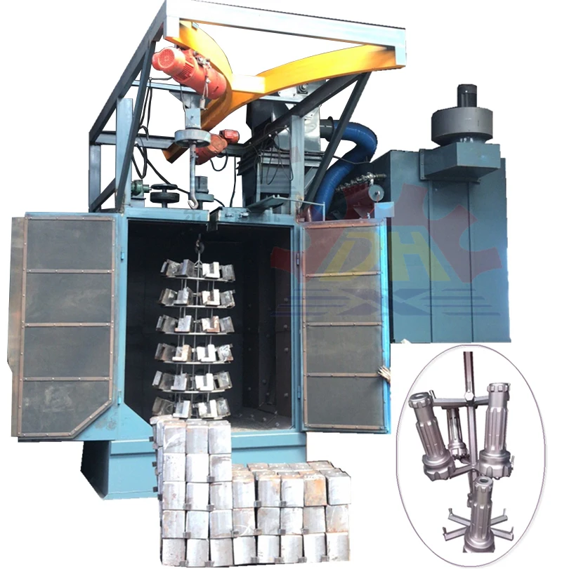 Professional Certification ISO9001 Auto shot blasting machine Q37 Hook type